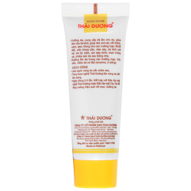 Kem nghệ Thái Dương Nano Bạc dưỡng da, mờ sẹo, mờ thâm tuýp 20g - 8